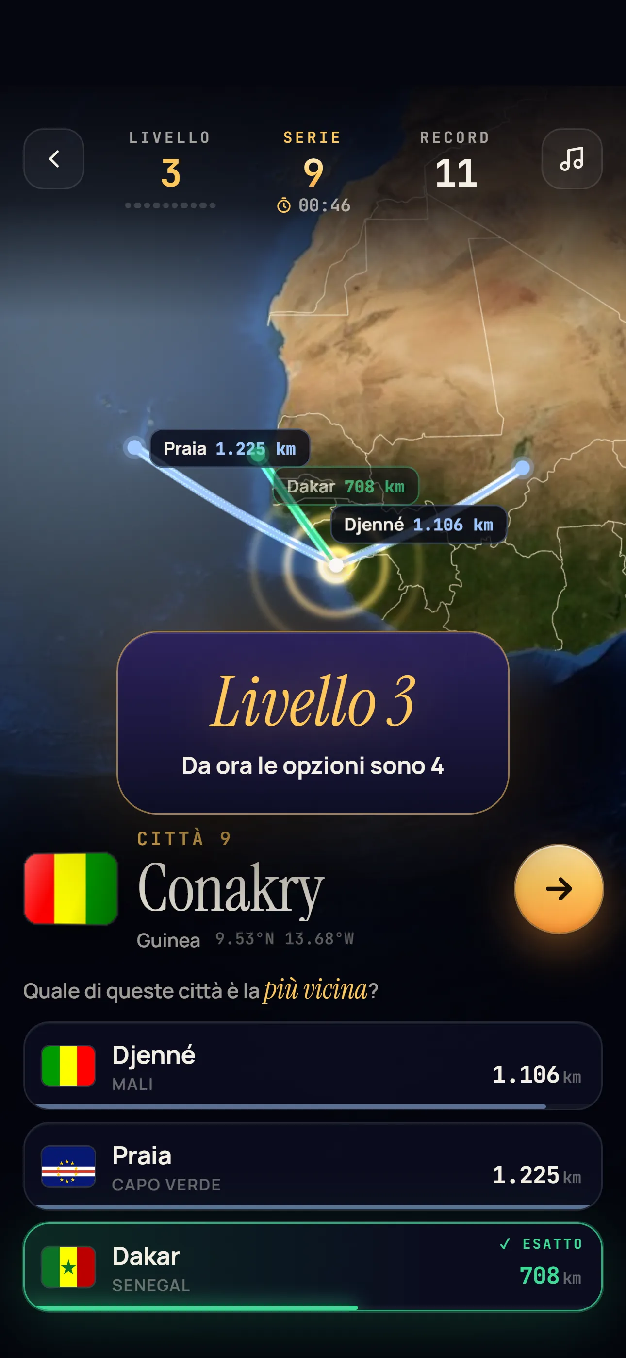 Orbis: Un livello nuovo: da ora le opzioni sono quattro.