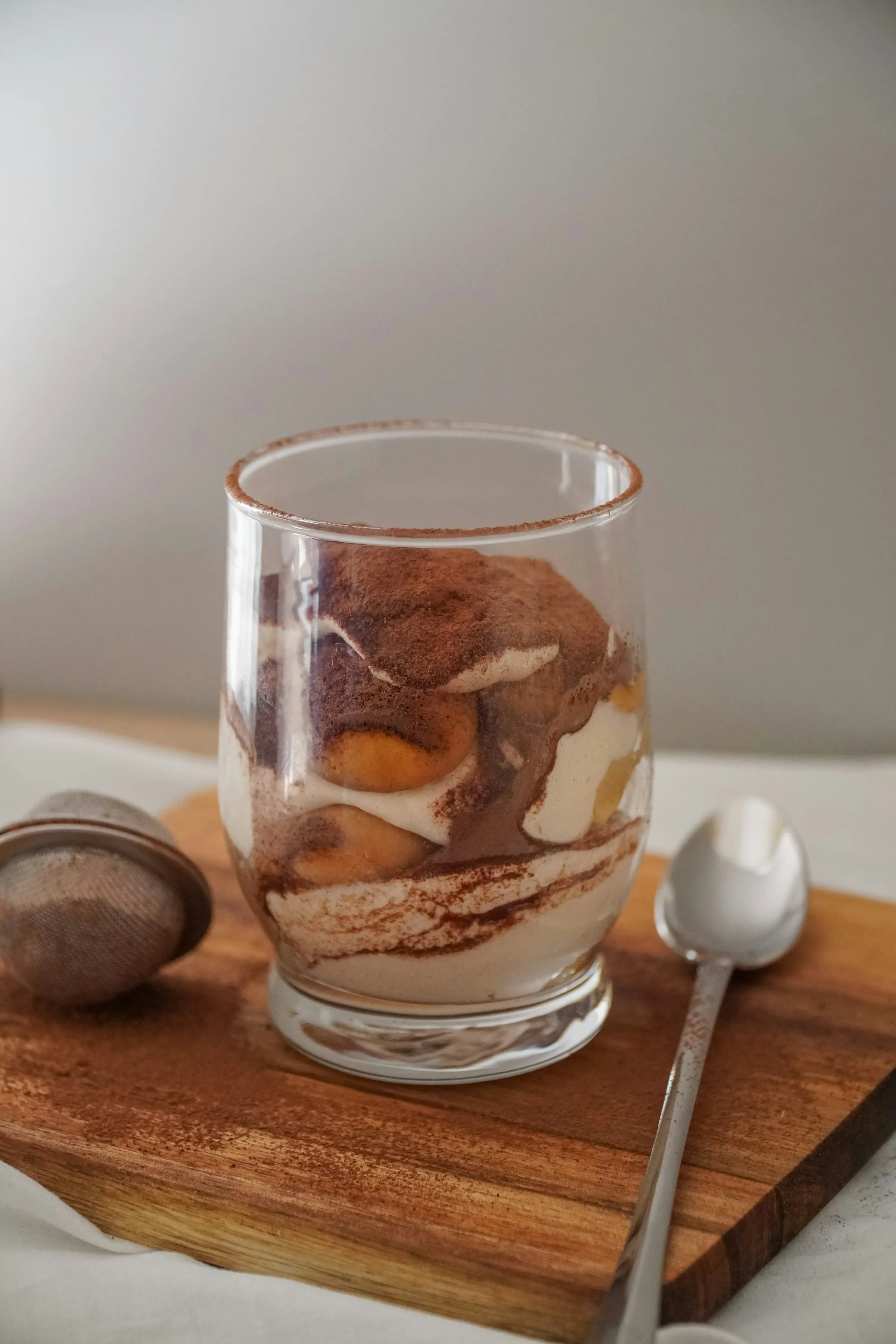 Tiramisù servito nel bicchiere